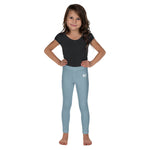Load image into Gallery viewer, Blue “Strong and Confident” Leggings Kids 2-7
