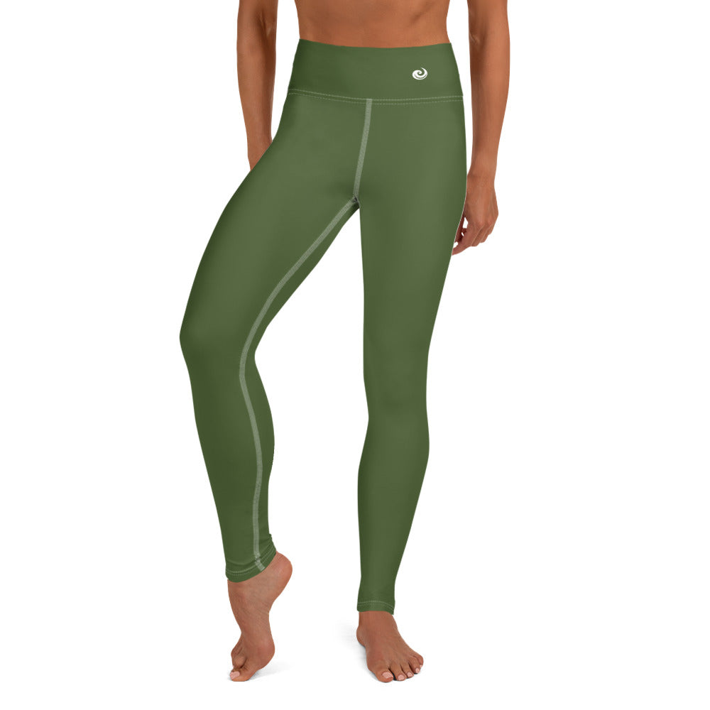 Green “Strong and Confident” Leggings