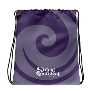 SCL Upspiral Logo Drawstring bag