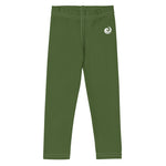 Load image into Gallery viewer, Green “Strong and Confident” Leggings Kids 2-7
