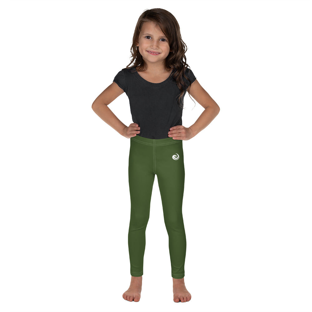 Green “Strong and Confident” Leggings Kids 2-7
