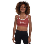 Load image into Gallery viewer, Red Strong Confident Living Sports Bra
