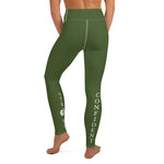 Load image into Gallery viewer, Green “Strong and Confident” Leggings
