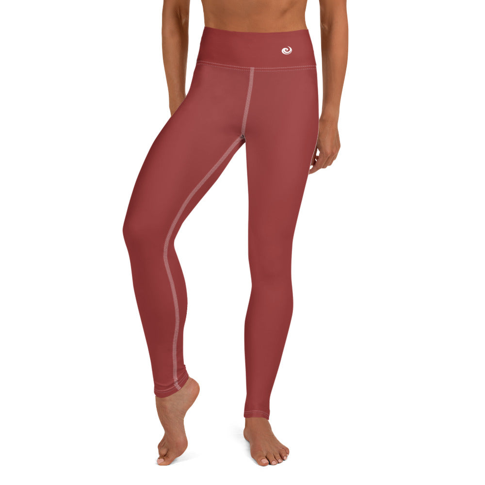 Red Strong and Confident Leggings