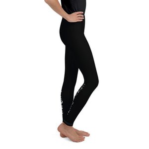 Black “Strong and Confident” Leggings Youth 8-14