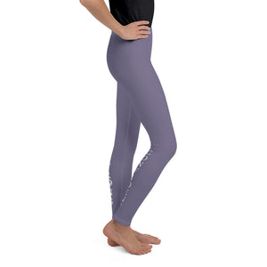 Purple “Strong and Confident” Leggings Youth 8-14