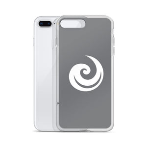 Grey iPhone SCL Upspiral Logo Case