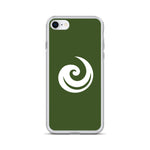 Load image into Gallery viewer, Green iPhone SCL Upspiral Logo Case
