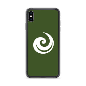 Green iPhone SCL Upspiral Logo Case