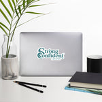 Load image into Gallery viewer, Strong Confident Living logo sticker
